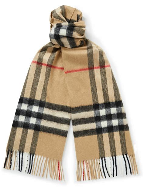 burberry fringe scarf olive|Burberry check scarf.